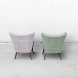 Set of vintage mid-century chairs, 1950s