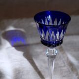 6 verres Baccarat Modèle Piccadilly en cristal doublé de couleurs