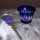 6 Baccarat glasses Piccadilly Model in colored crystal