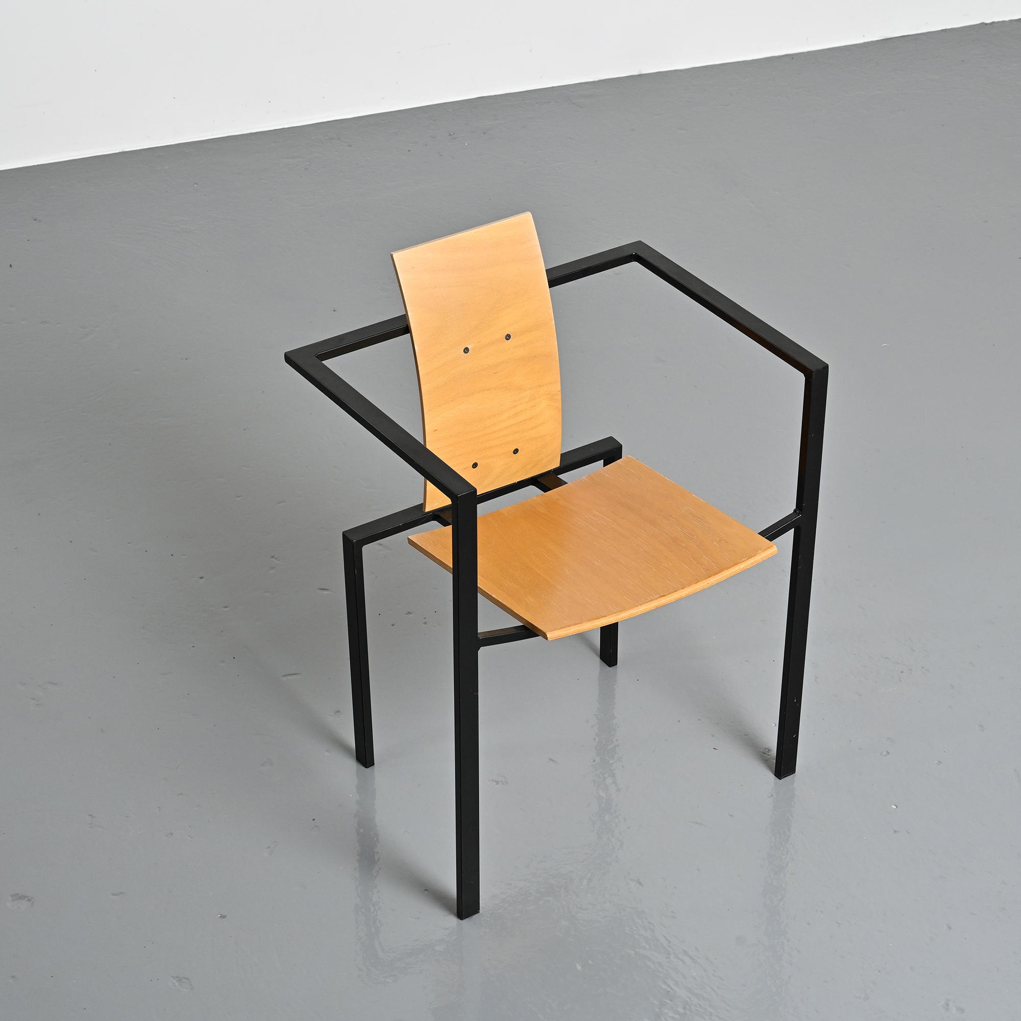 Set of six Trix chairs by Karl Friedrich Förster for KFF Design, Germany circa 1988.