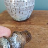 Oil jug in stoneware signed Les poteries de la Vallée Noire