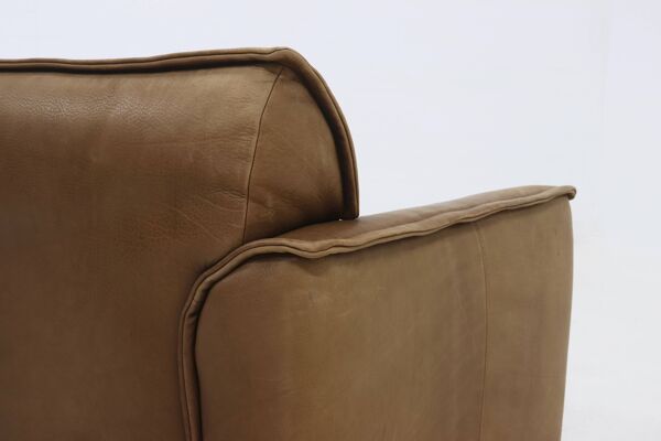 Canapé 2,5 places en cuir Neck par Hugo de Ruiter pour Leolux années 1970