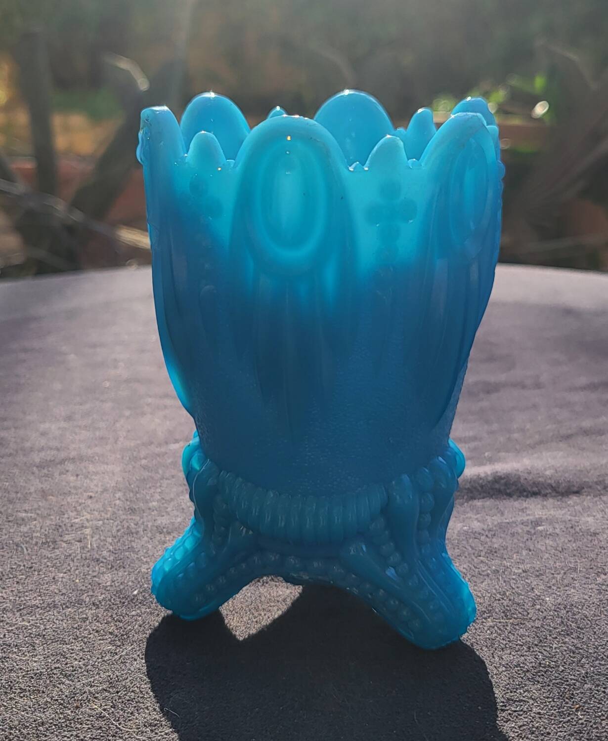 Pyrogenic cigar holder in opaline Vannes le Chatel