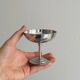 6 Letang Remy shiny stainless steel footed bowls.