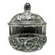 Sugar bowl, postmodern new look, pressed glass, Poland, 1970s