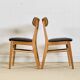Ensemble de quatre chaises Farstrup danoises en chêne