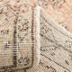 6x9 brown & beige oriental vintage rug 181x291cm
