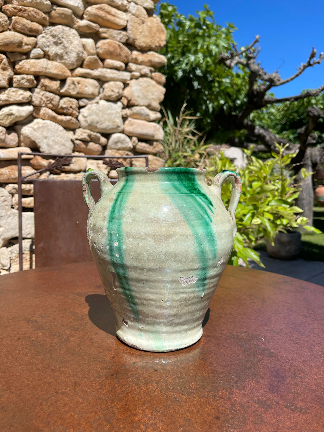 Clay pottery jar from the 1920s.