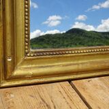 Louis Philippe style gilt mirror 54x45cm