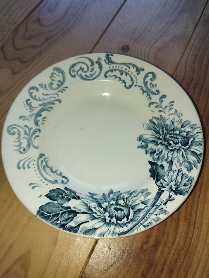 Assiettes Creuses Vintage Longwy “Tournesol” | Lot de 4