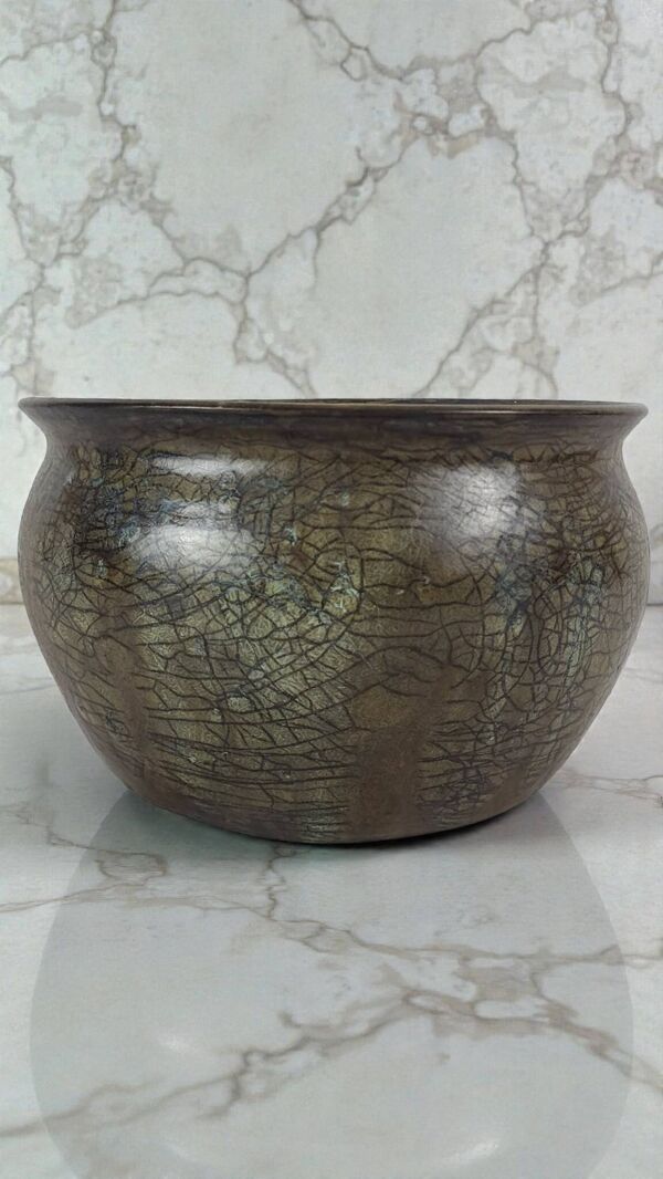 Pot en grès signé Anne Marie Sybesma Alias MIEP La Borne