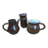 Three stoneware potteries