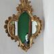 Mirror XIXth gilded wood and mercury ice 61x45cm