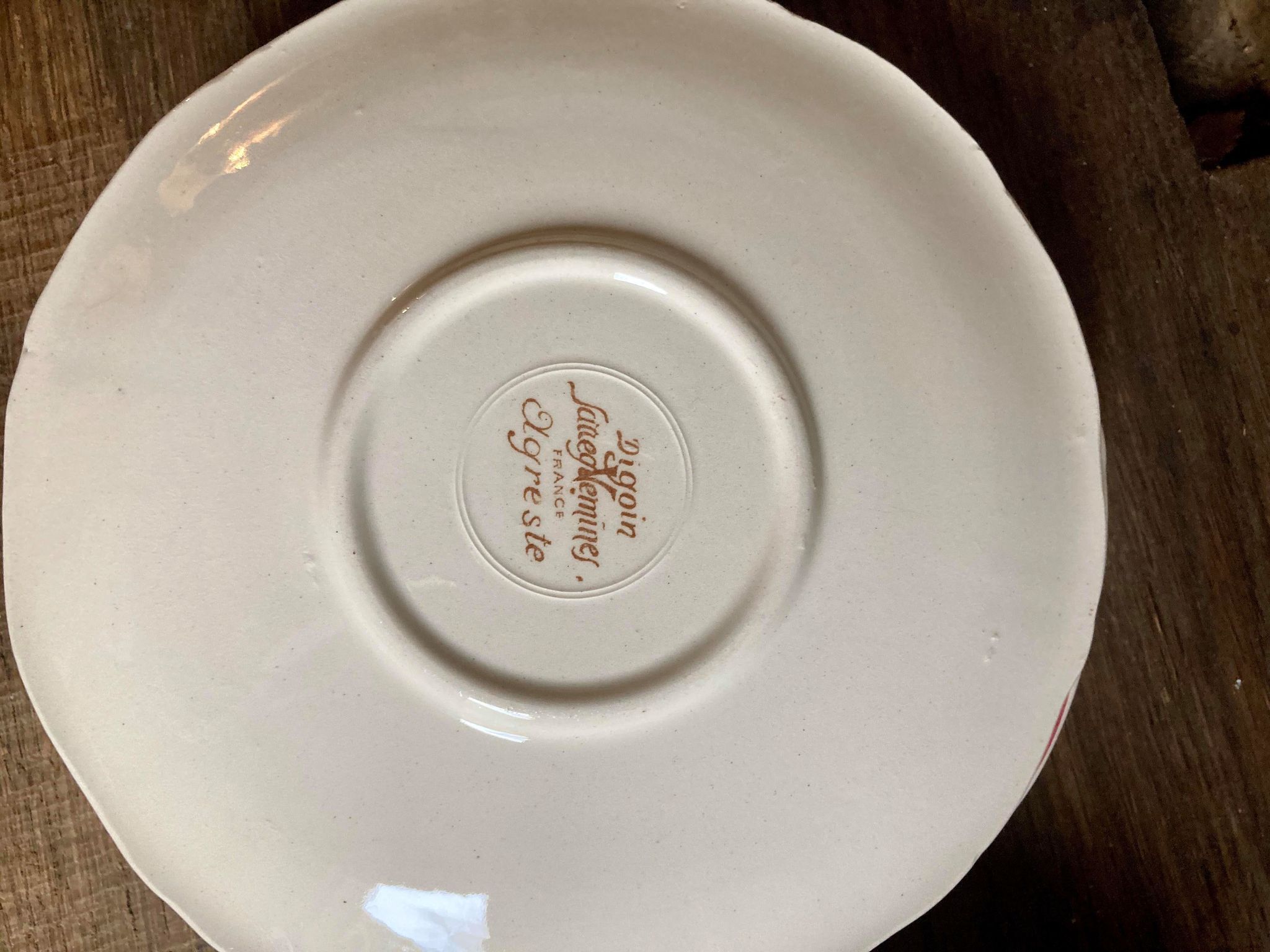 Cup Digoin Sarreguemines model Agreste