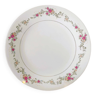 Floral porcelain dish