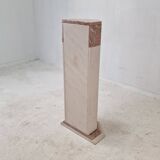 Italian marble pedestal, 1980s