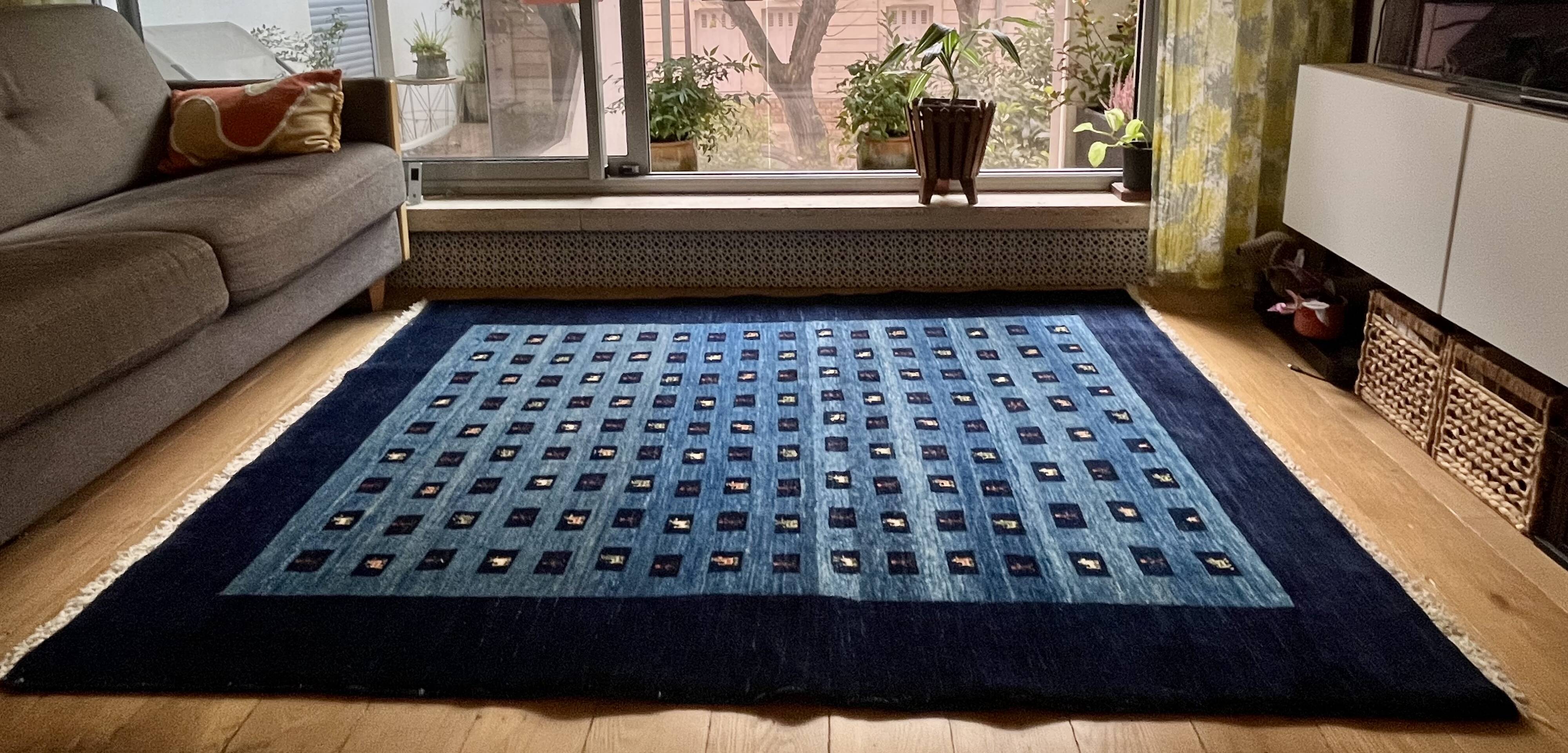Tapis Gabeh Iran - Artisanal- 100% laine- Excellent état