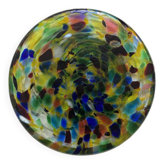 Blown glass trivet confetti Italy