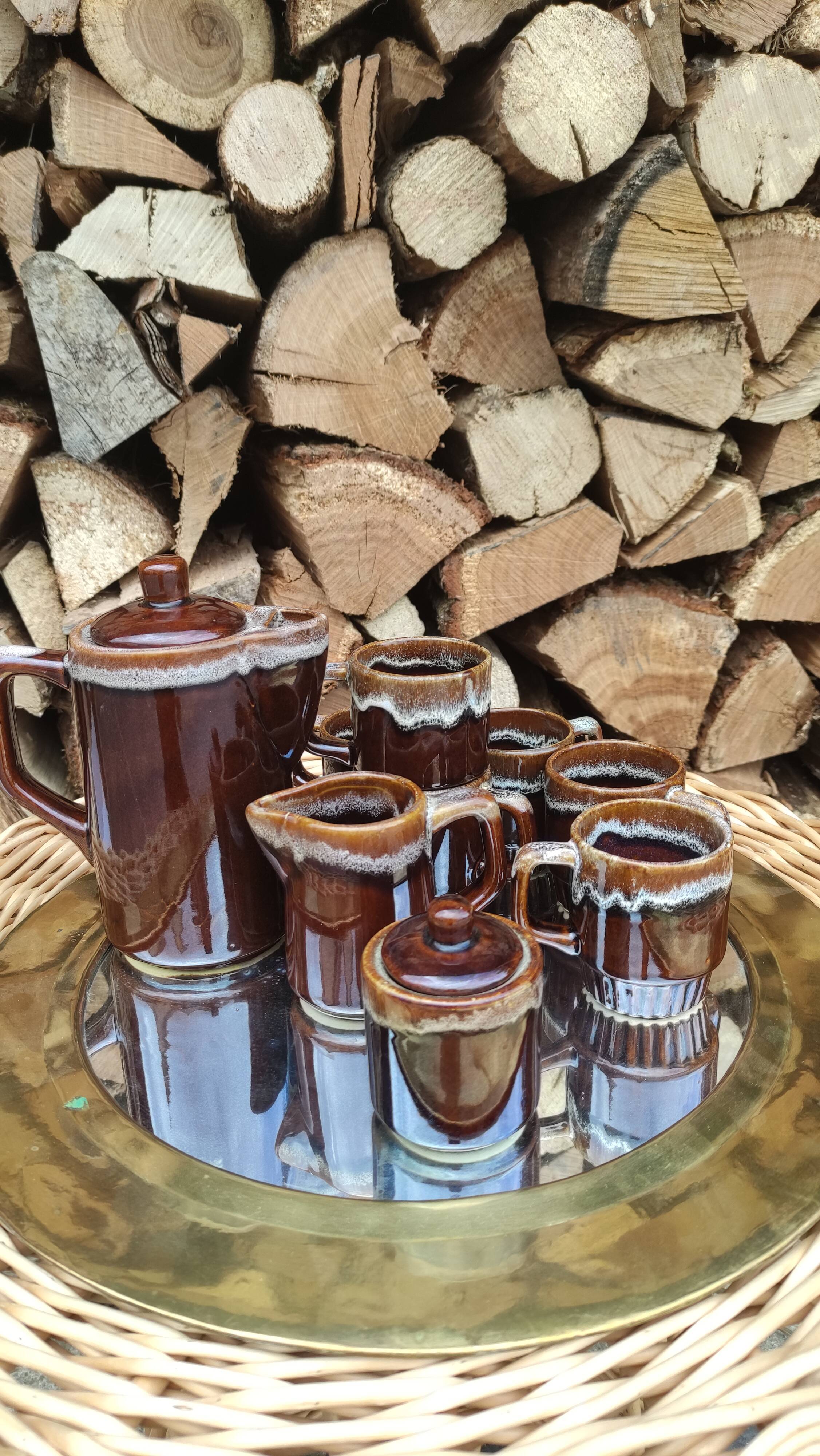 Vintage ceramic coffee or tea set