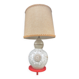 Pierre Pissareff, two-light lamp, signed, Dlg of Georges Pelletier