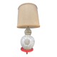 Pierre Pissareff, two-light lamp, signed, Dlg of Georges Pelletier