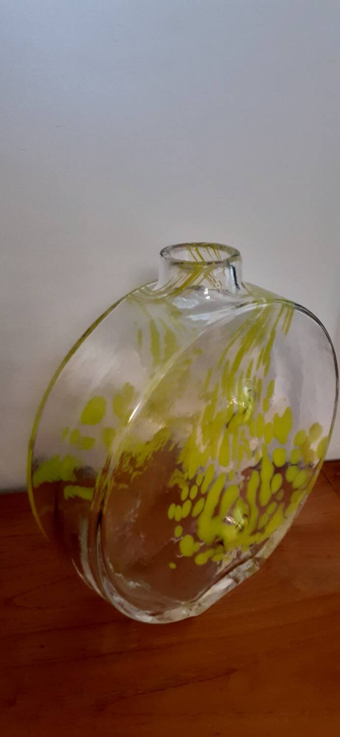 Large vintage glass vase