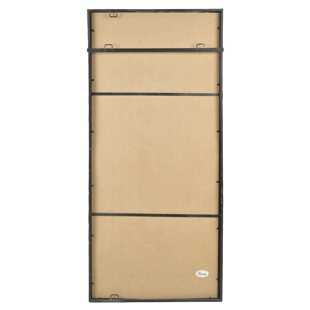 Miroir mural de style oriental en métal