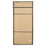 Miroir mural de style oriental en métal