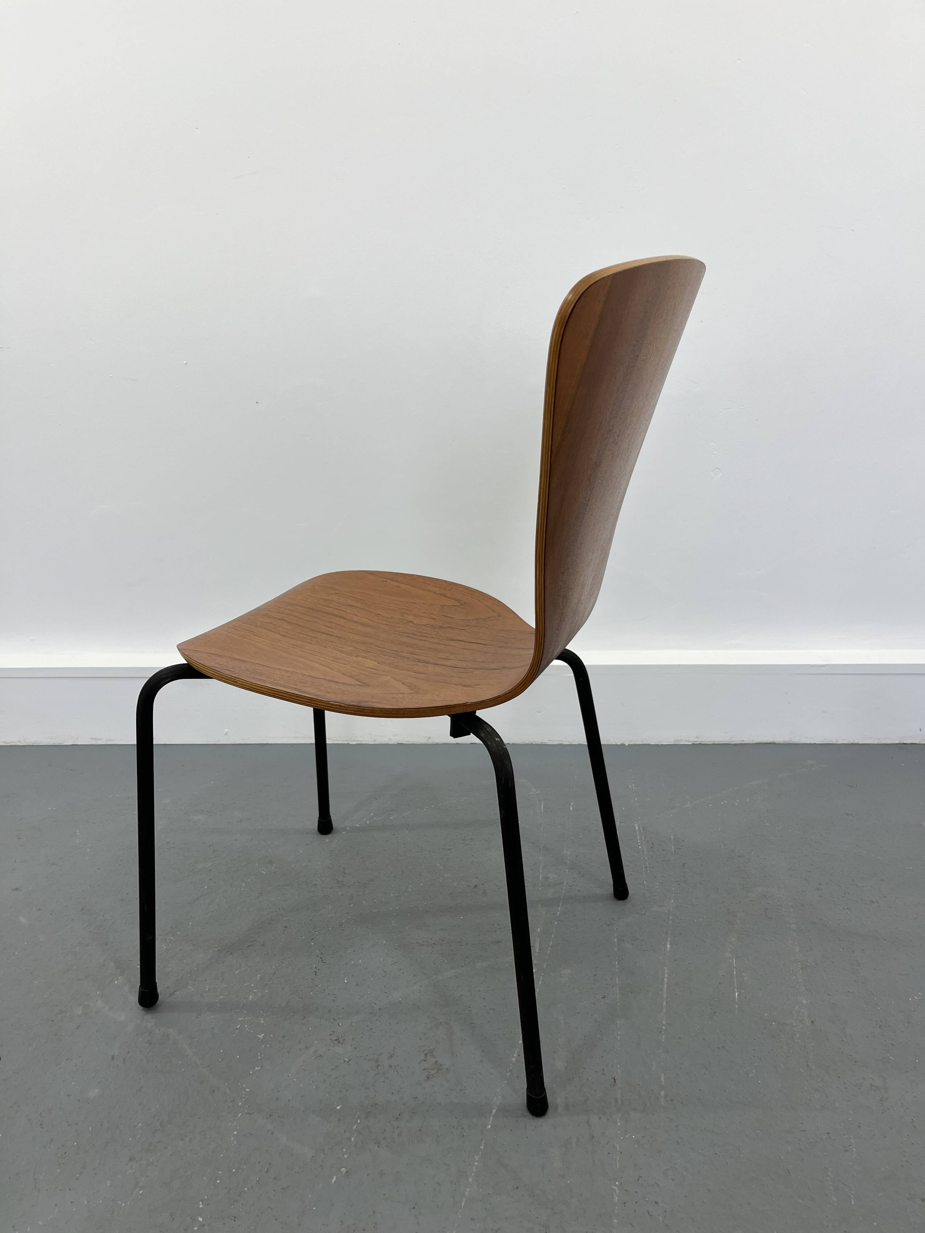 Danish plywood chair, 1970 s