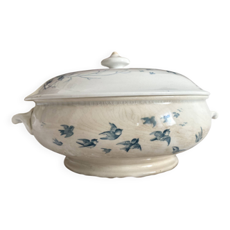 Gien ironstone tureen, "landscapes" model