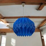 Danish Modern style blue acrylic lamp