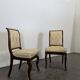 Pair of Restoration period chairs with hock legs
