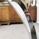 Table vintage verre et chrome 1970