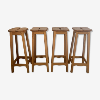 Set of 4 high stools