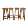 Set of 4 high stools