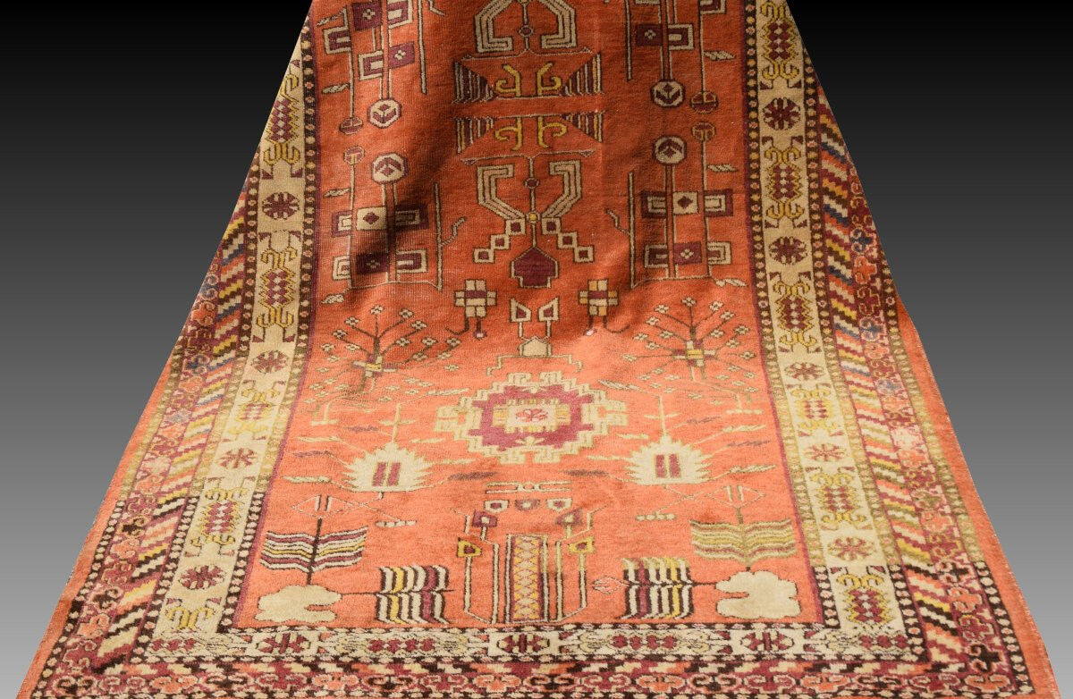Khotan carpet Turkestan - Samarkand: 285x138 cm "Galerie Sardje"