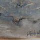 Giuseppe MANFREDI (1934 - 1987) Marina Painting Oil on Canvas 70 X 50