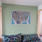Poster of the USA, pictorial map of the United States