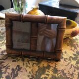 Bamboo photo frame,