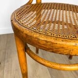 Paire de chaises bistrot cannées Mundus Ungvar Ungarn 1900