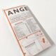 Carte vintage Angers 74x54cm