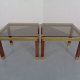 French Side Tables, 1970s, Set of 2