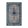 Handwoven overdyed anatolian 1970s 206 cm x 316 cm blue carpet