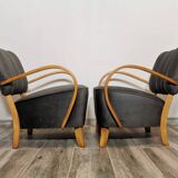 Armchairs by Jindřich Halabala, 1950s, Set of 2