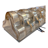 Wall lamp in amber glass 1970