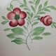 Antique Villeroy & Boch shallow dish – floral decoration – Viennese spirit