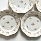 10 assiettes en porcelaine fleurie, veb r reichenbach