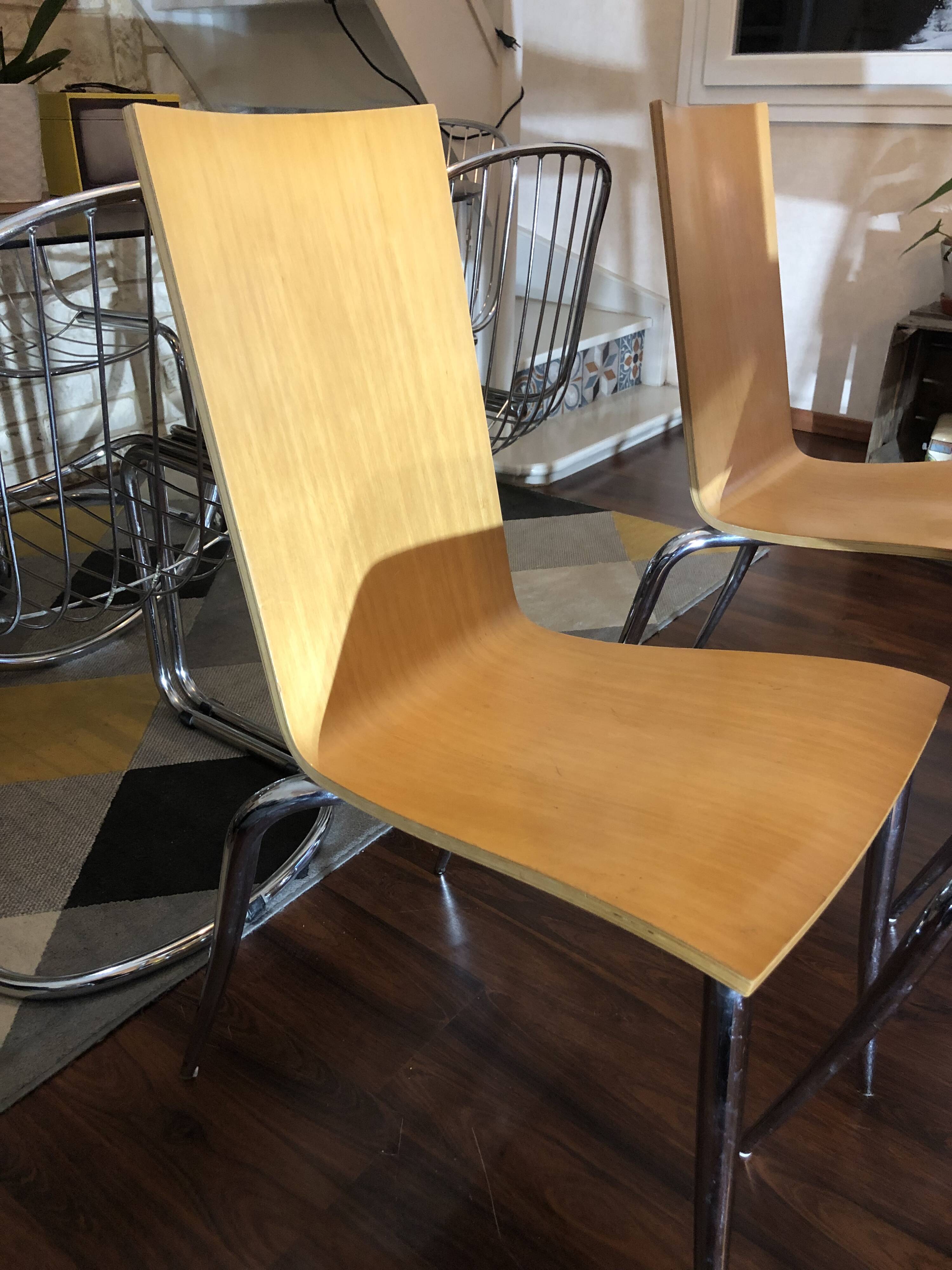 4 Tango chairs by designer Philippe Starck