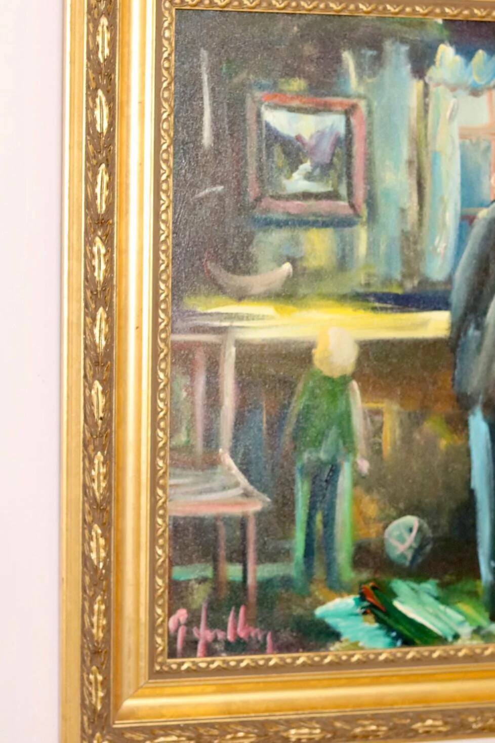 Looking out of the window - by Göte Lundberg