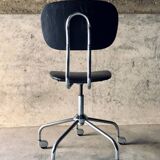 1950s/60s Chrome and Faux Leather Office Chair